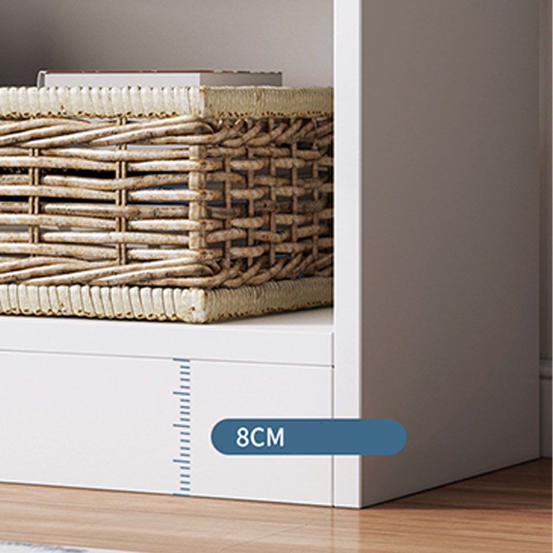 25" L X 9.5" W Engineered Wood Shelf Bookcase Standard Modern Vertical Book Shelf