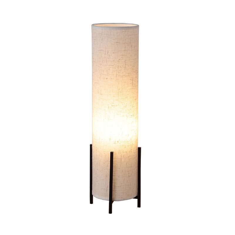 Tipulaire Fabille Tissu de nuit Light Minimalisme 1 Livre de lecture beige légère lampe