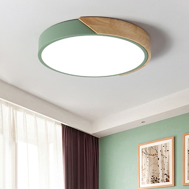 Lámpara de techo moderna con montaje empotrado, iluminación LED, luz interior, luz anillada, luz interior para habitación