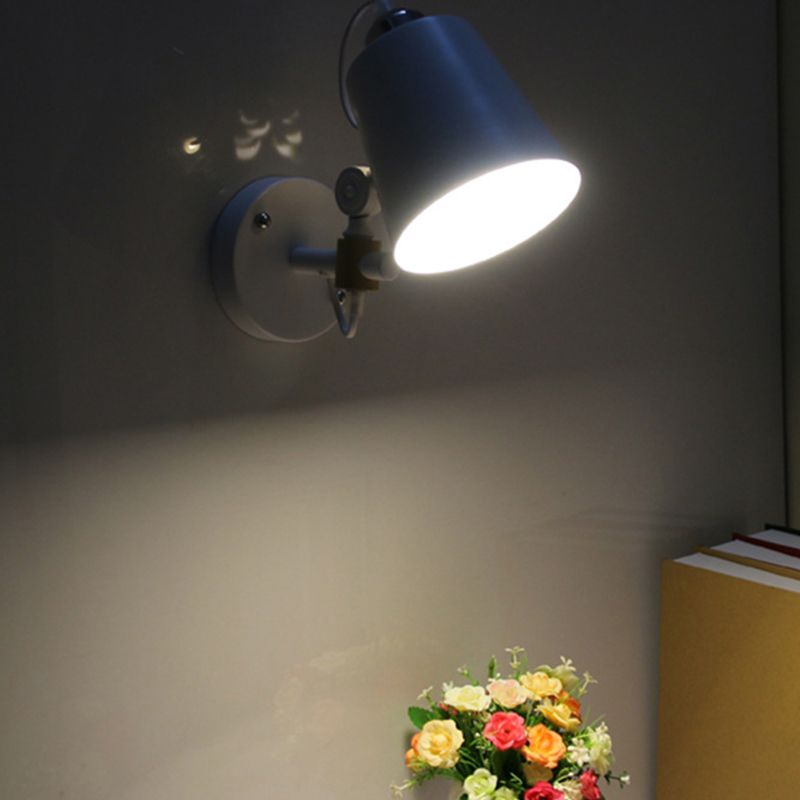 Industrial Style Empire Shape Wall Light Metal 1 Light Sconces for Living Room