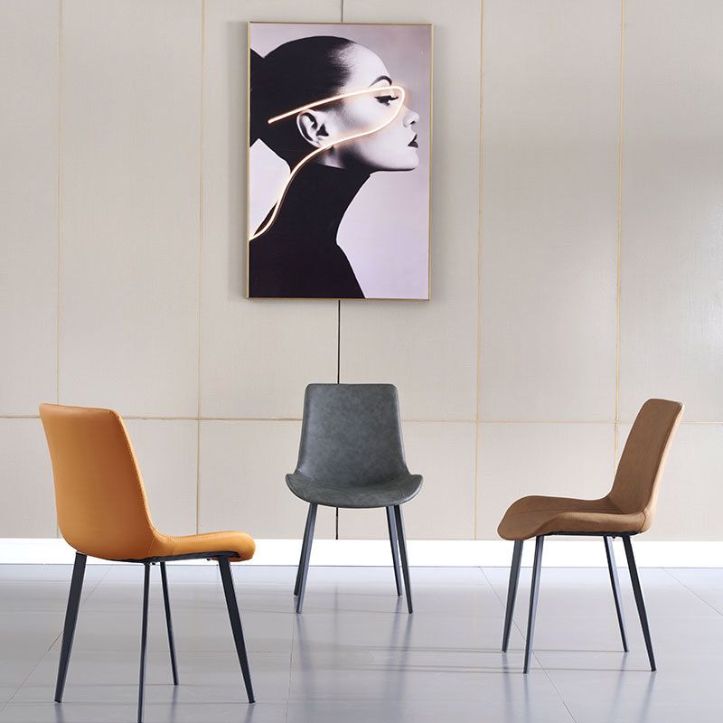Contemporary Chairs High-density Sponge Cushion Parsons Side Chair for Kitchen