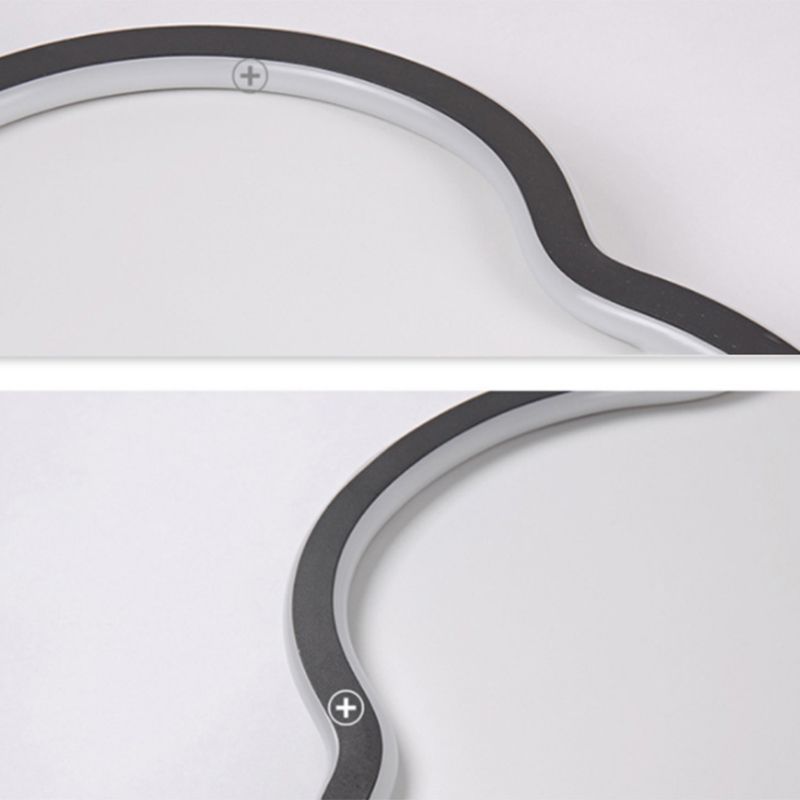 Flower Bedroom Flush Ceiling Light Metal LED Simplicity Flush Mount Light Fixture