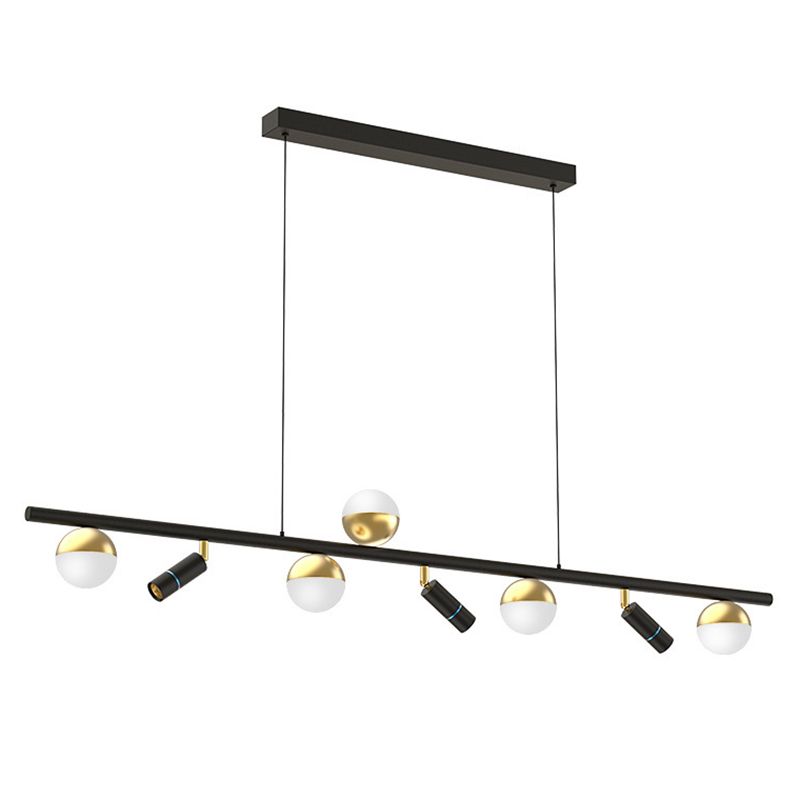 Angle Adjustable Multi Light Spotlight Modern Style Cylinder LED Island Light Downlight Lighting Fixture for Dining Room