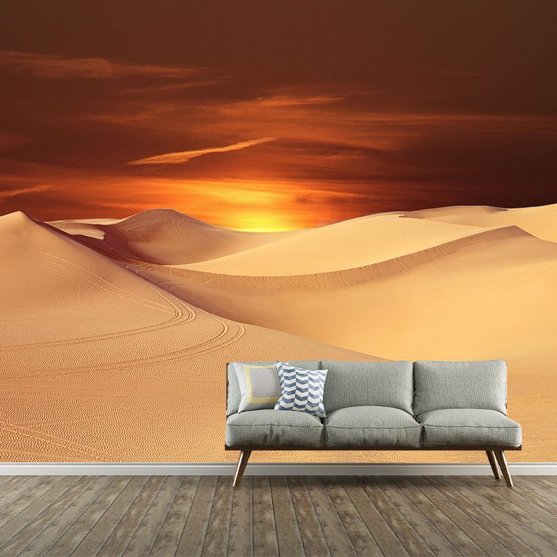 Modernism Big Desert Scenery Mural Wallpaper Stain Resistant Modern Interior Decoration