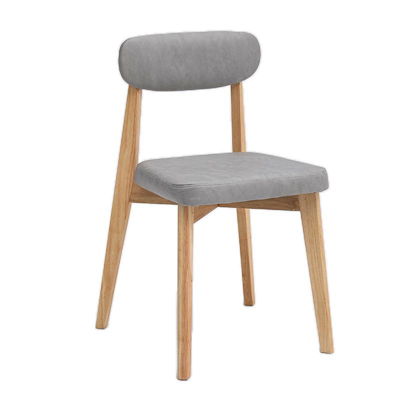 Armless Chair17.5"L x 19.6"W x 33.2"H Solid Wood Frame Chair for Living Room