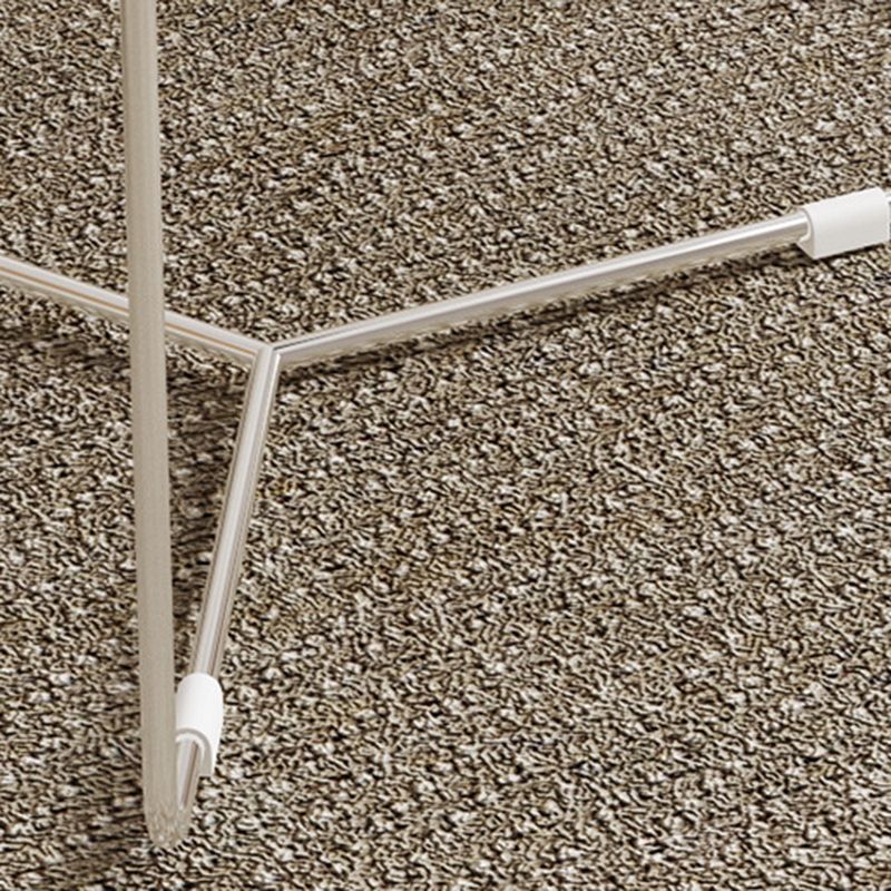 Tempered Glass Round Top 2 Nesting Table Metal Frame Base Cocktail Table