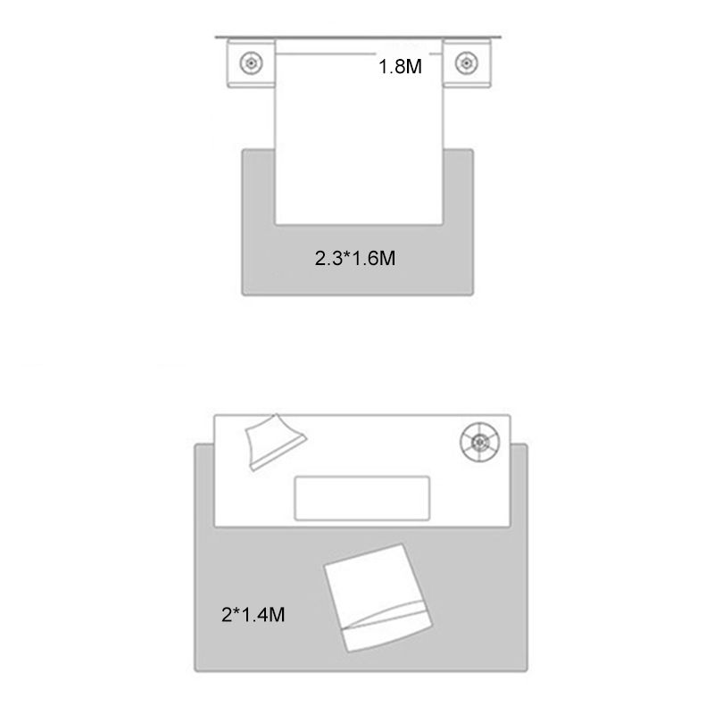 White Area Rug Polyester Solid Color Area Carpet Non-Slip Backing Area Rug for Living Room