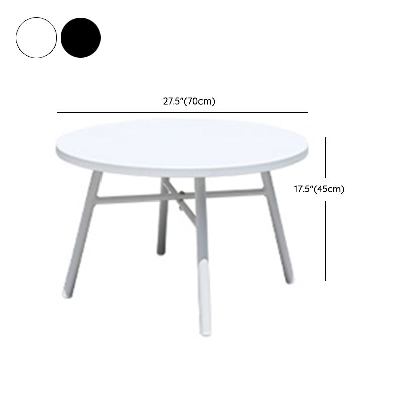 Boho 1/3/4/5 Pieces Dining Table Set Metal Round Round Dining Set