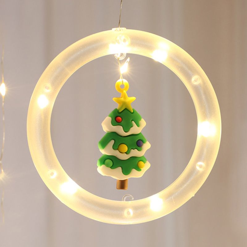 Cartoon LED Rope Light Modern Circle Decorative Lights for Shop Window