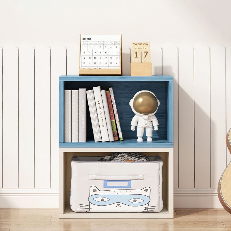 Contemporary Engineer Wood Bookshelf Closed Back Bookcase,17.7"L x 6.7"W x 11.8"H