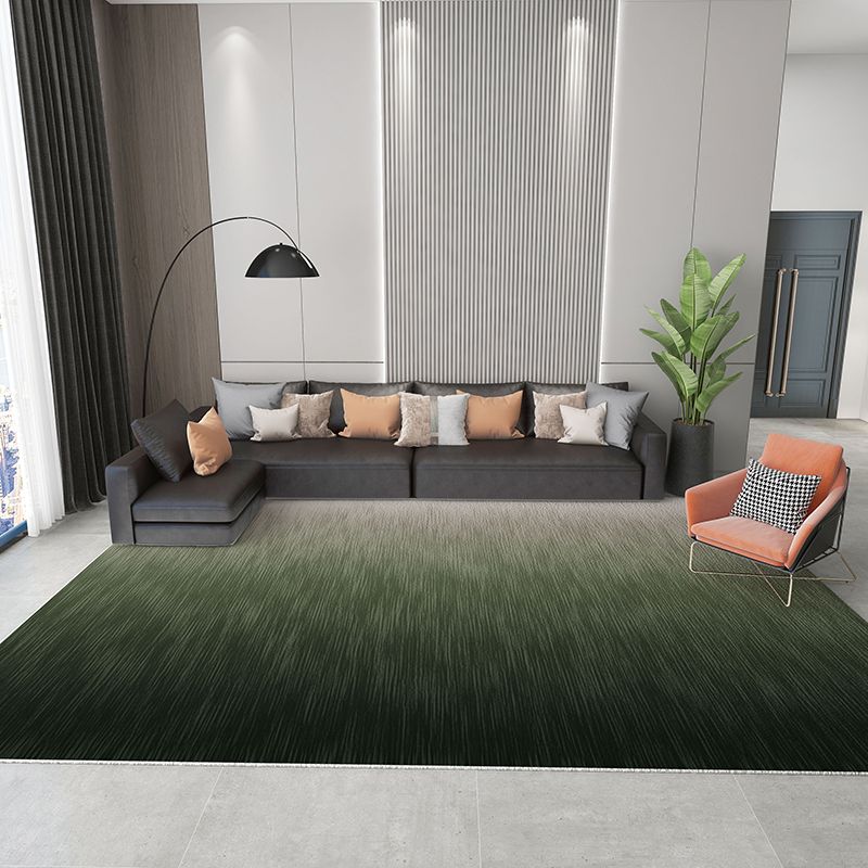 Novelty Colorblock Rug Morandi Color Area Rug Polyester Easy Care Carpet