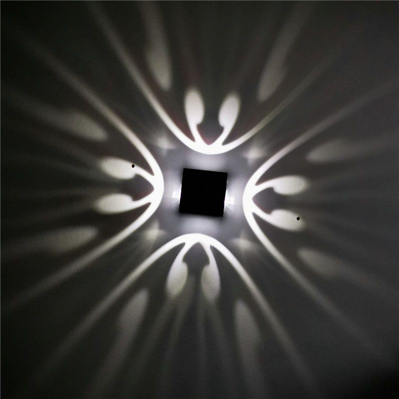 Lampe murale RVB tourbillonnant l'ambiance de style moderne lampe à applique LED décorative pour le vin pub