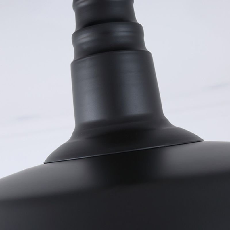 Plafoniera da portico a forma di fienile, retrò, industriale, in metallo, a 1 luce, a semi-incasso