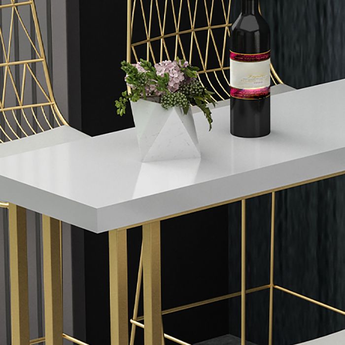 Rectangle Bistro Bar Height Cocktail Table Sled Pub Height Dining Table