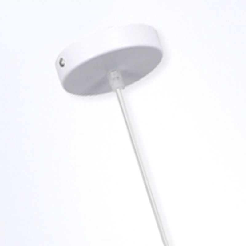 Eigentijdse bol kroonluchter hanger lichte veer gesuspendeerd verlichting voor slaapkamer