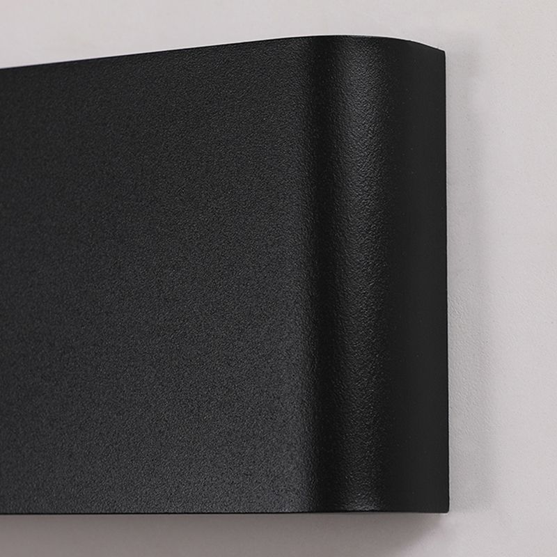 Contemporary Wall Sconce Rectangular Wall Light Fixture with Aluminium