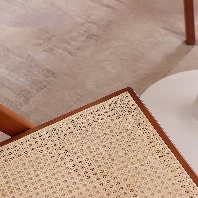 Traditional Style Chairs Dining Kitchen Armless Chairs with Wooden Legs