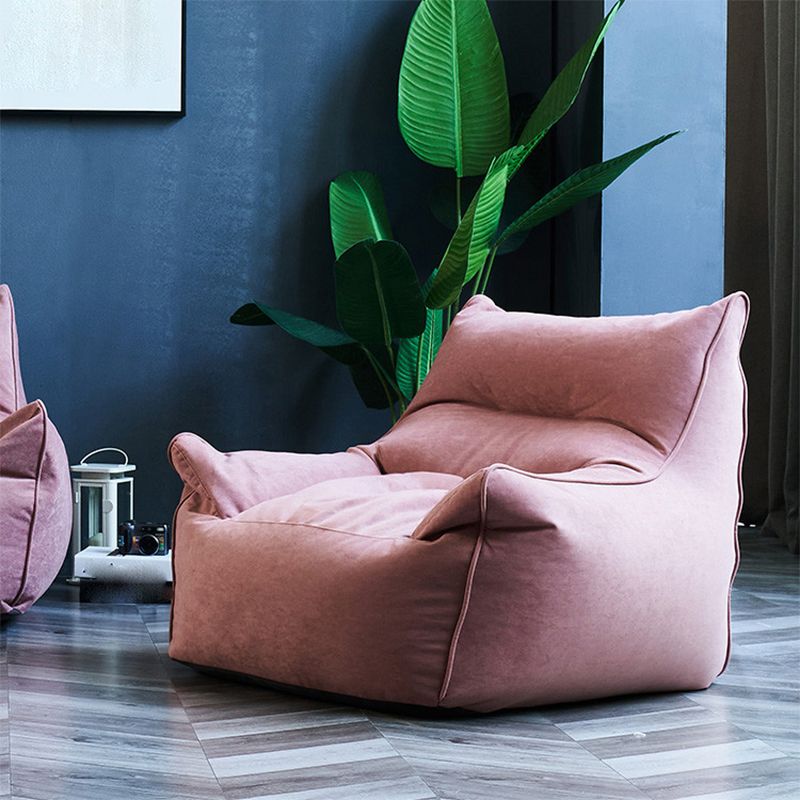 Contemporary 25.6" Height Flared Arm Sewn Pillow Back ArmChair