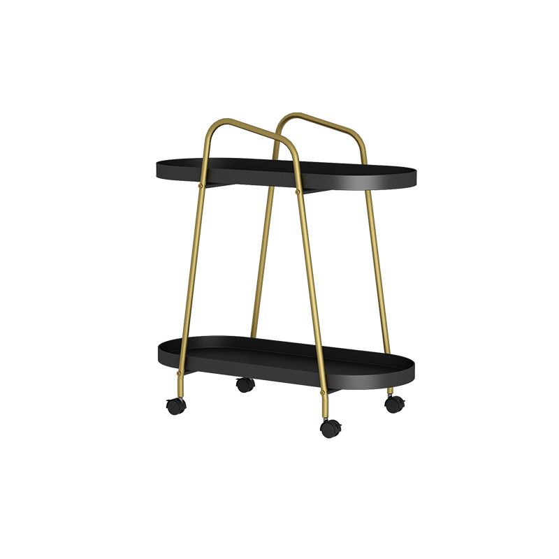 11" Wide Glam Corner Table Rectangular Accent Side Table with Storage