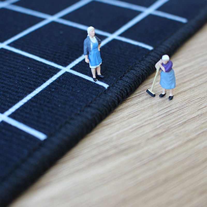 Novelty Carpet Modern Skull Pattern Area Rug Polyester Carpet for Living Room