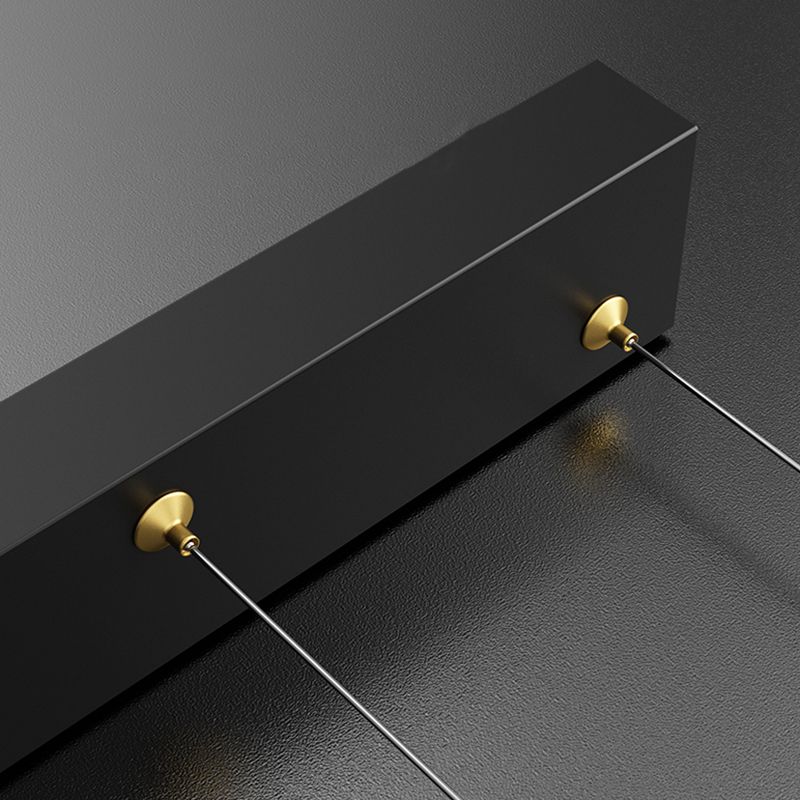 Luce a ciondolo dell'isola a led in ferro battuto nella moderna luce del soffitto acrilico in stile creativo per sala da pranzo