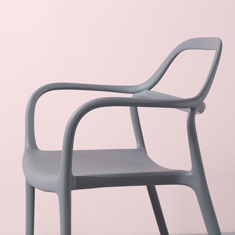 Sillas de comedor de plástico de estilo moderno, sillas apilables para cocina
