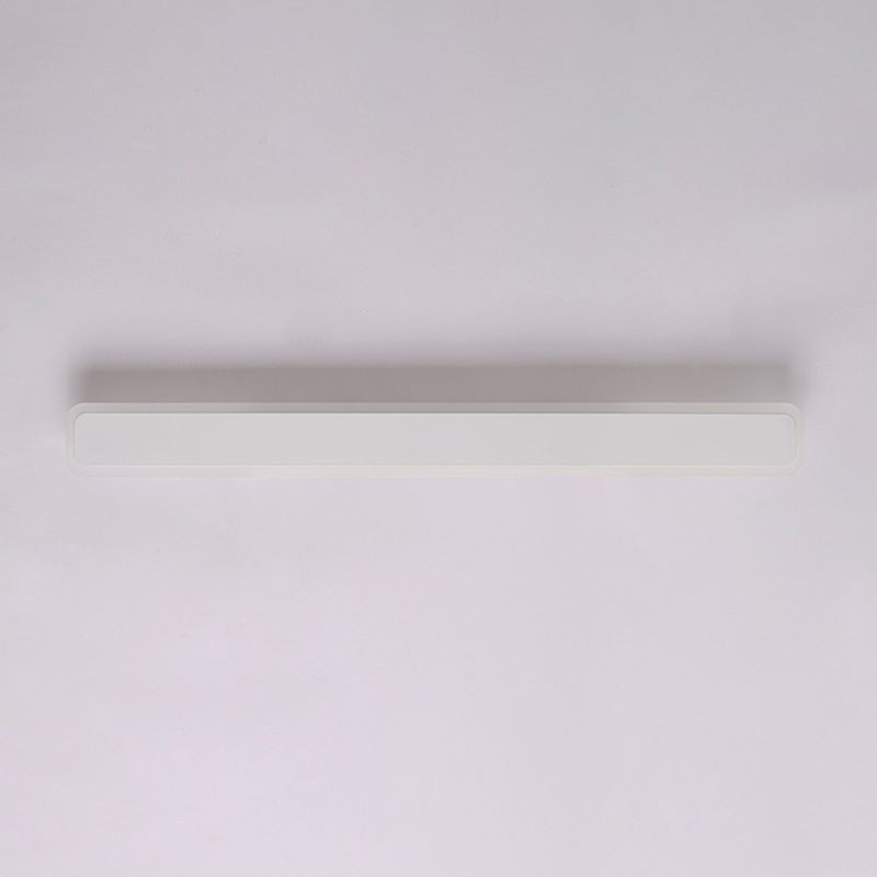 Modern Style Rectangle Shape Wall Sconce Acrylic 1 Light Sconces for Bedroom