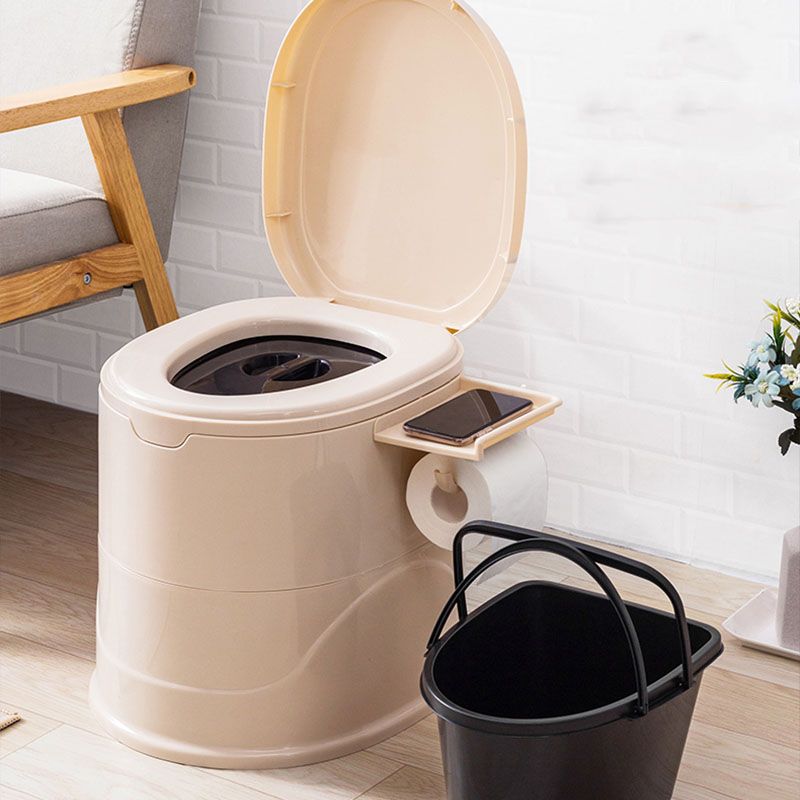 Floor Mounted Plastic Flush Toilet One-Piece Toilet Modern Toilet Bowl