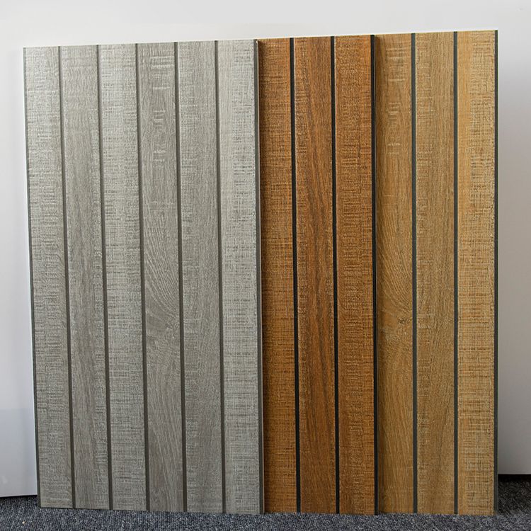 Outdoor Snapping Deck Tiles Striped Composite Wooden Deck Tiles