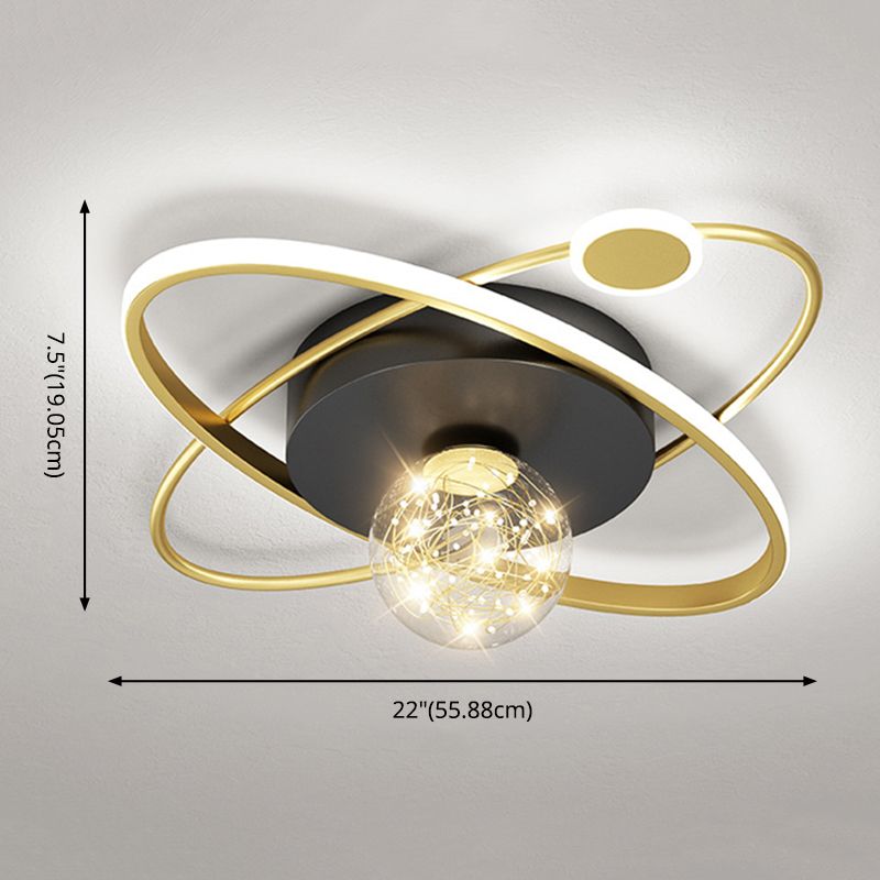 Lámpara de techo incorporada Lámpara LED creativa lámpara de dormitorio lámpara de restaurante