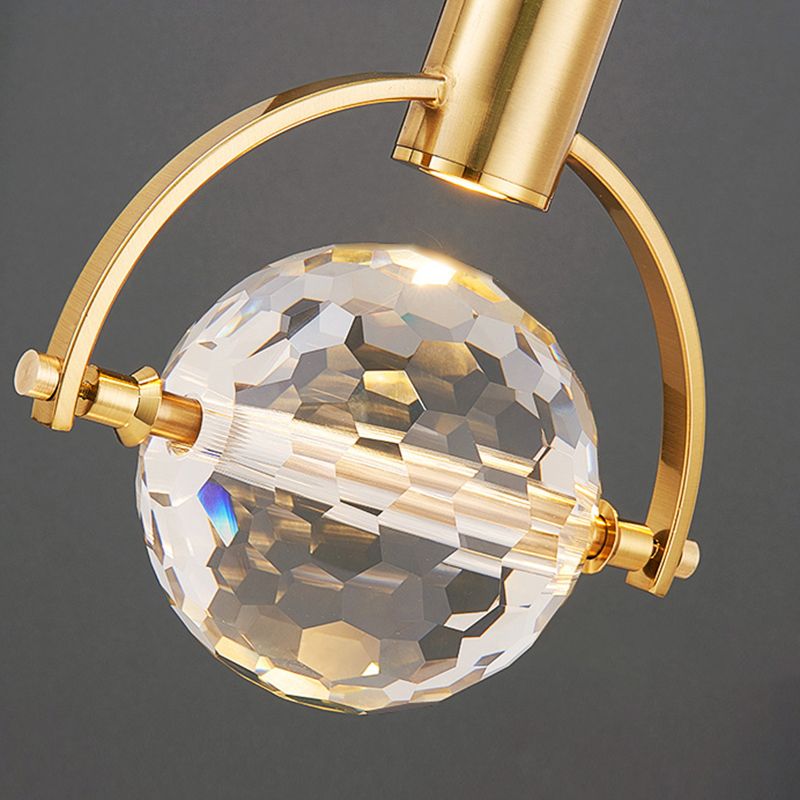 Geometry Hanging Lights Modern Style Crystal Hanging Light Fixtures