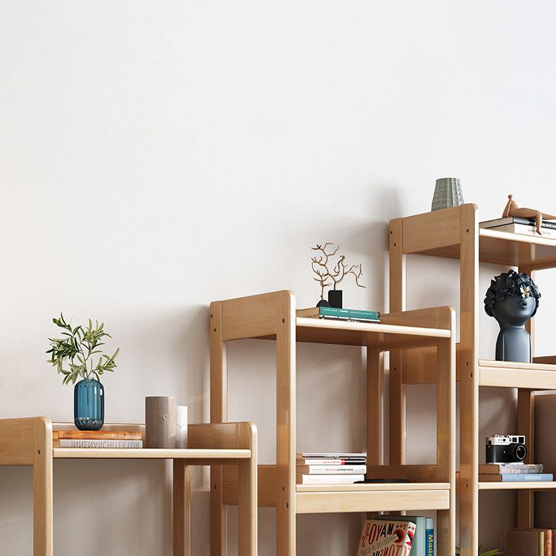 Open Shelf Storage and Display Shelves Bookcase Modern Wooden Bookshelf for Living Room