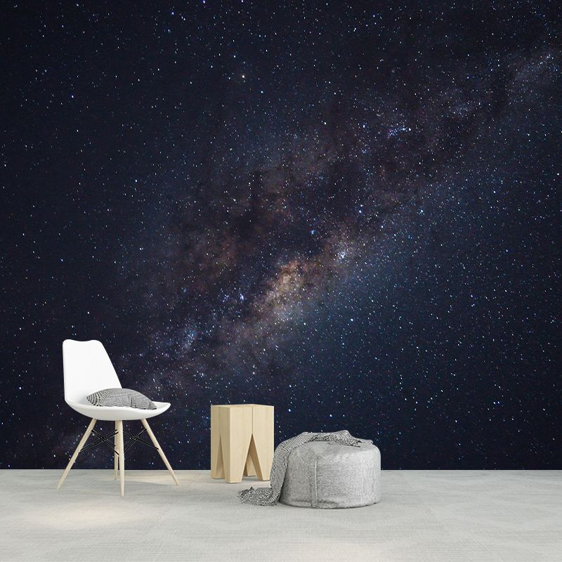 Universe Mural Wallpaper Moisture Resistant Wall Covering for Living Room Decoration