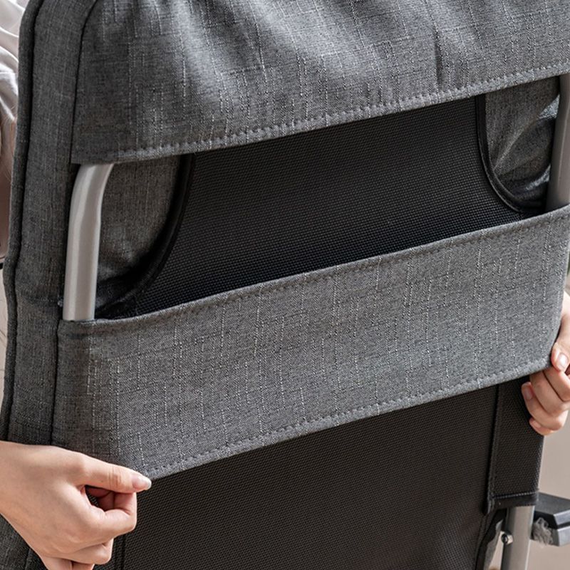 Linen Chair 21.6"L x 26.7"W x 41.3"H Convertible Chair for Living Room