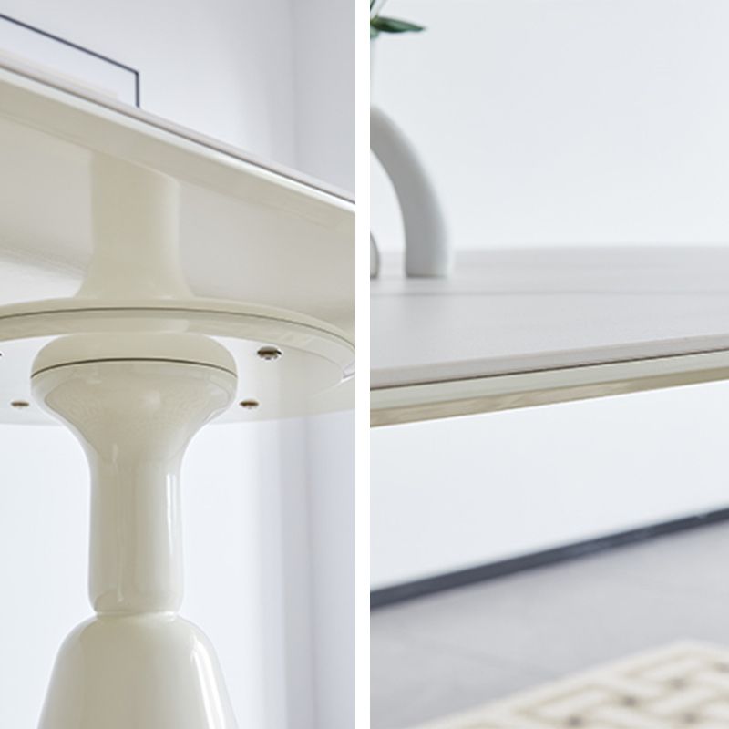 Oval 1/2/4/5/6/7 Piece Table and Chair Set White Dining Table Sets