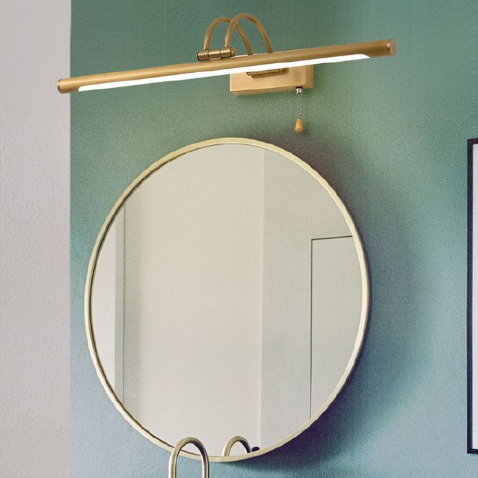 Vanité de vanité linéaire Lumière postmoderne à 1 lumière Appiculture murale pour salle de bain