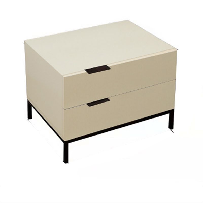 Modern Style Metal Iron Material Multi-color Choice Square Black Cabinet Foot Nightstand