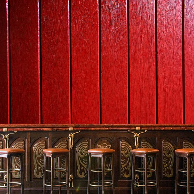 Soft Coor Wood Look Mural Industrial Wallpaper Whole Wall Decor for Dining Room