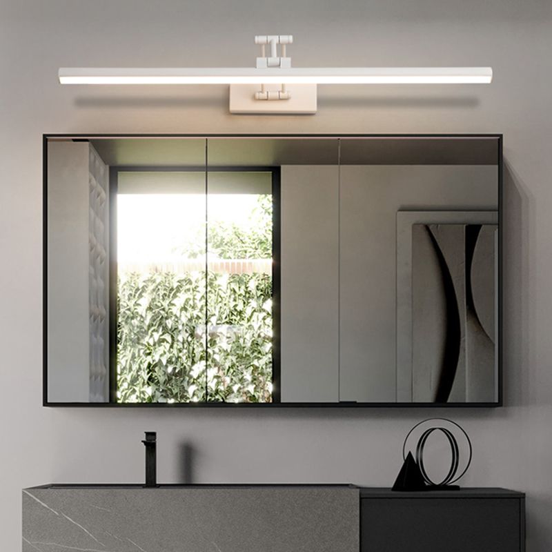 Modern Simple Vanity Light Cylinder Shape Scalable Vanity Lamp for Shower Room
