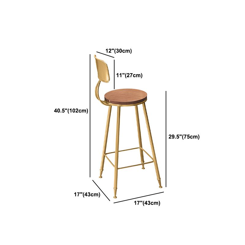 Glam Round Stone Bar Table Set 1/2/3/4 Pieces Counter Table with High Stools