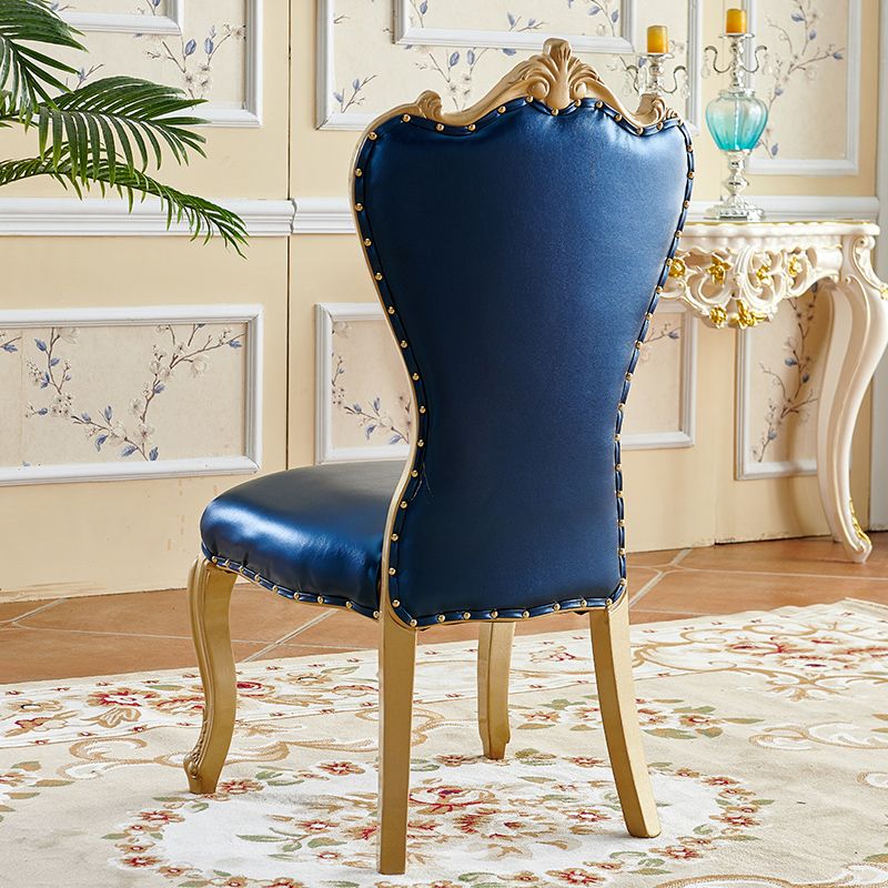 Chaise de salle à manger de style victorien Parsons, chaise sans accoudoirs pour usage domestique