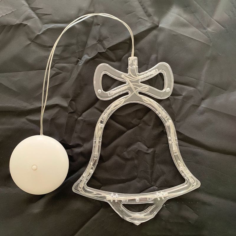 Christmas LED String Lights in Modern Creative Style White Plastic Decorative Lamp with Sucker