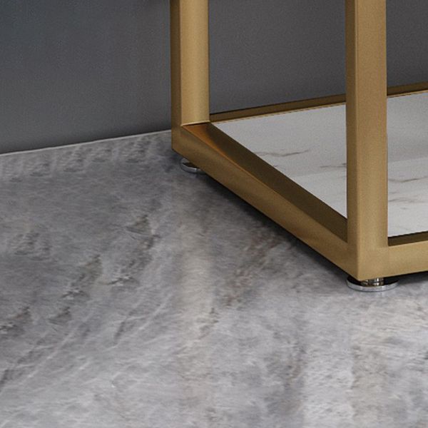 Glam Console Accent Table Antique Finish Rectangle Console Table