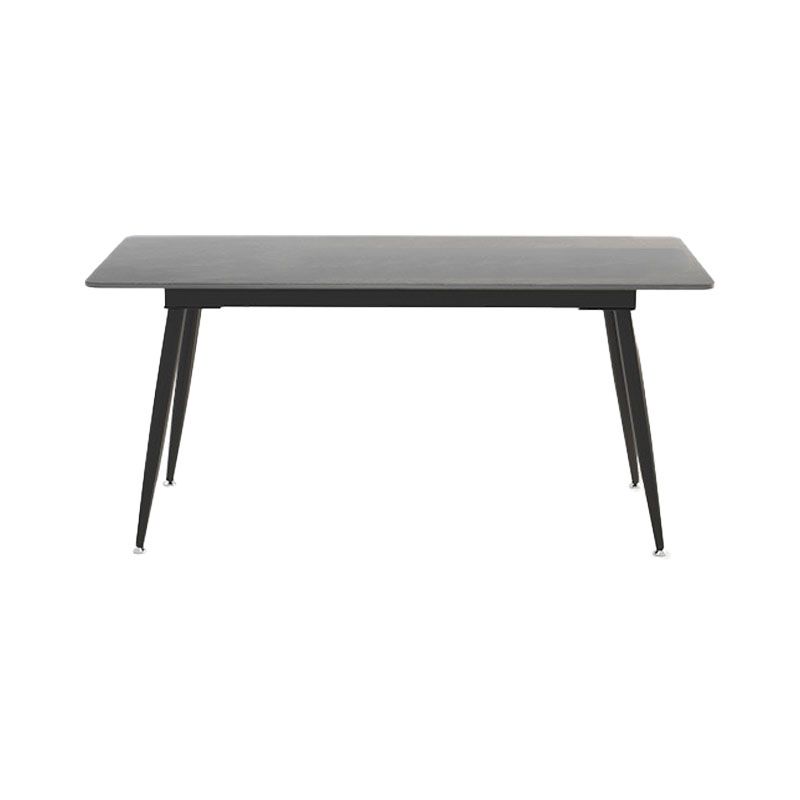 Metal Modern Dining Set with Solid Back Chairs 1/2/4/5/7 Pieces Dinette Set