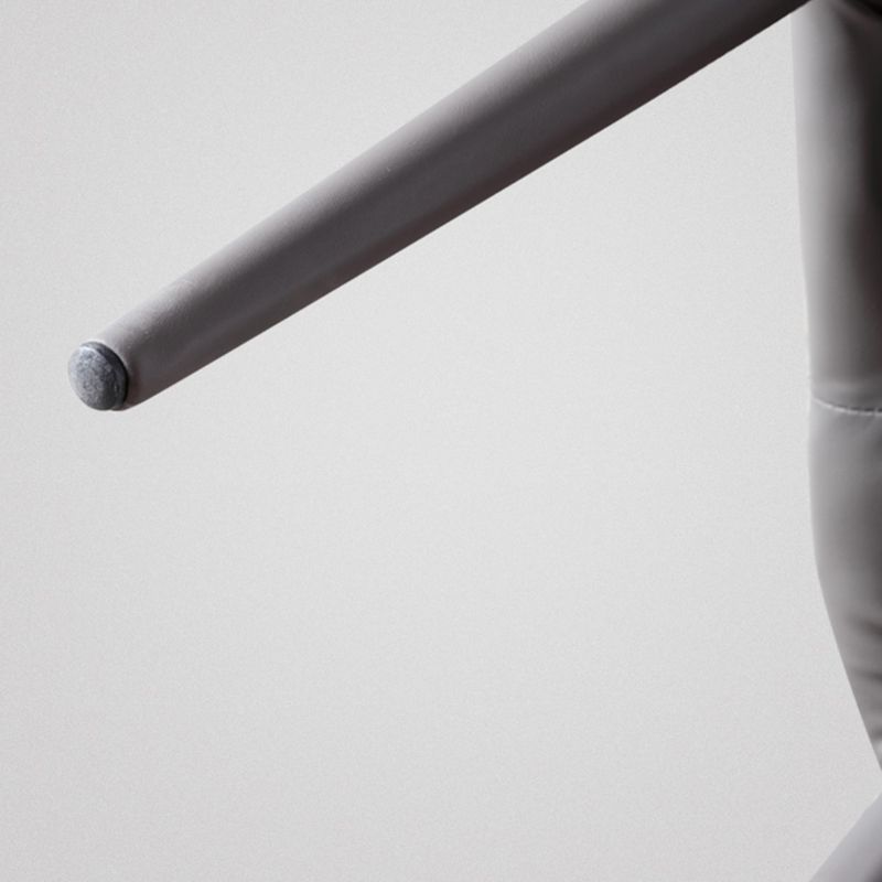 Faux Leather Armless Dining Chairs Upholstered Dining Room Chair