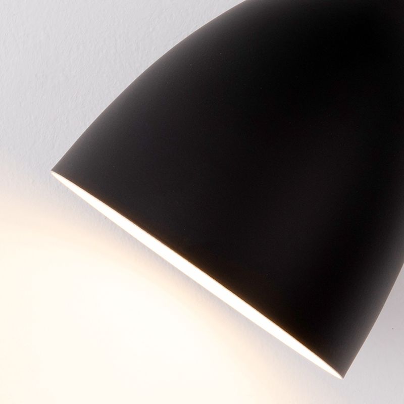 Nordic Style Iron Wall Light Cone Shape Adjustable Wall Lamp for Living Room