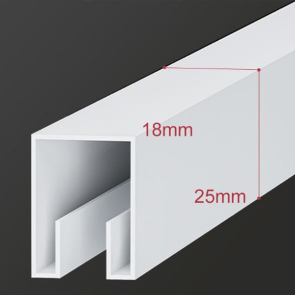 Fixed Semi Partition Shower Screen Black Full Frame Tempered Glass Shower Door