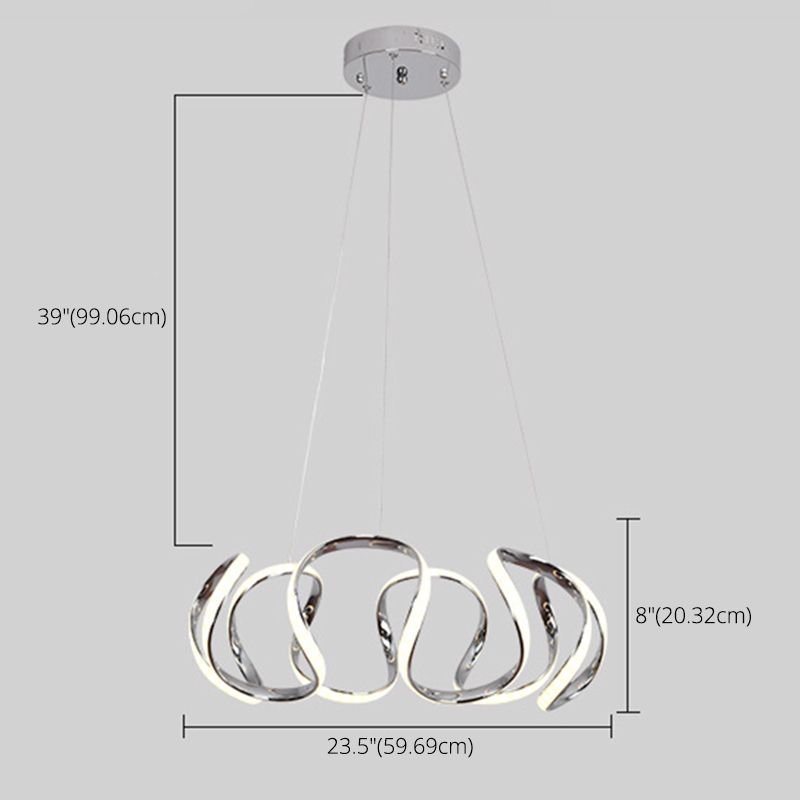 Accendere la lampada appesa alla lampadina a LED moderna Led Illuminazione per sala da pranzo