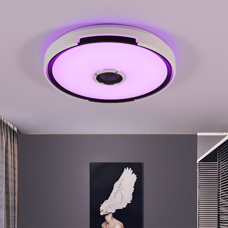 Flush Mount Ceiling Fixture LED Light Smart Mobile Phone Control Foyer Light Room Light
