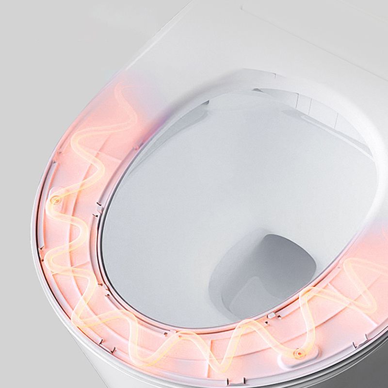 Unlimited Warm WaterWall Hung Toilet in White 14.95 inch Long